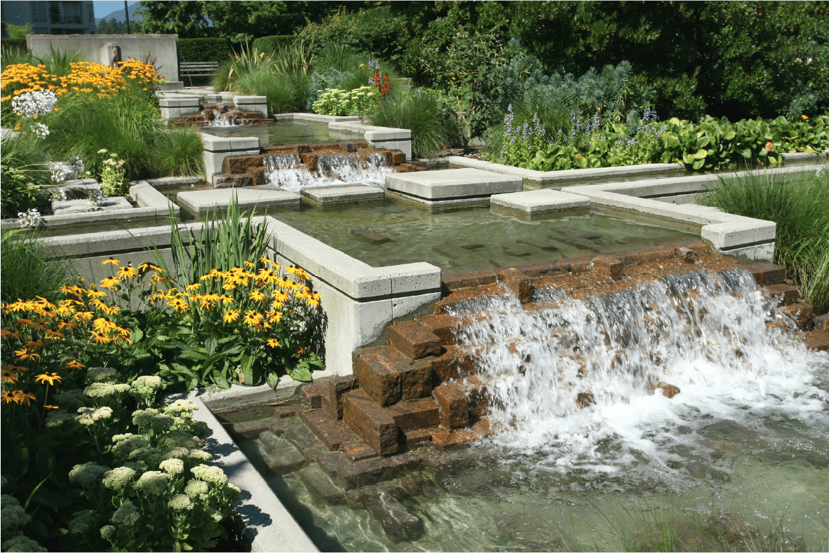 Water Falls in backgarden.