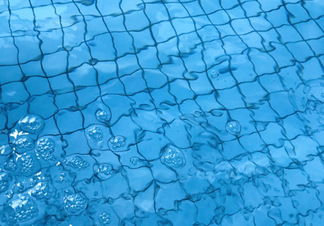 Close up of pool water.