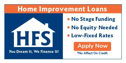 Home improvement loans banner.