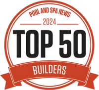 Pool and Spa News Top 50 builders logo.